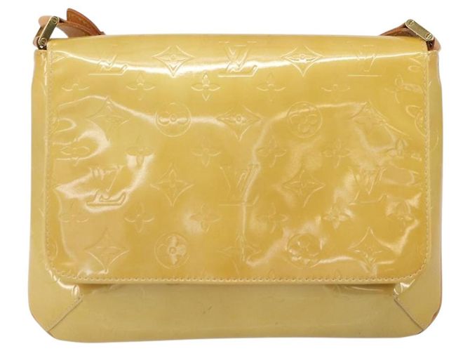 LOUIS VUITTON Borsa Thompson Street Monogram Vernis Beige M91301 LV Auth gh1403 - vista 13