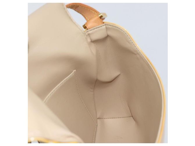 LOUIS VUITTON Borsa Thompson Street Monogram Vernis Beige M91301 LV Auth gh1403 - vista 18