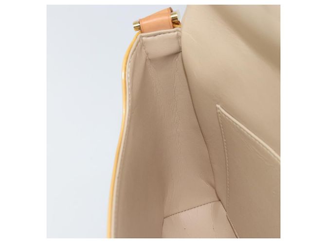 LOUIS VUITTON Borsa Thompson Street Monogram Vernis Beige M91301 LV Auth gh1403 - vista 22
