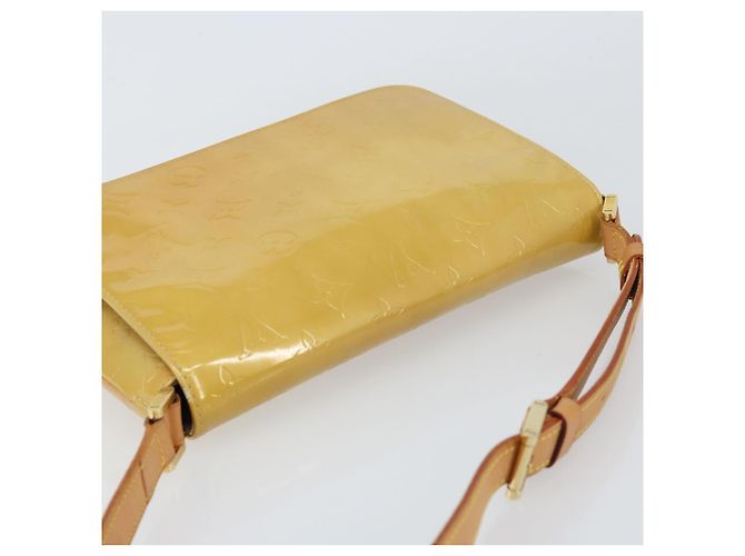 LOUIS VUITTON Borsa Thompson Street Monogram Vernis Beige M91301 LV Auth gh1403 - vista 6