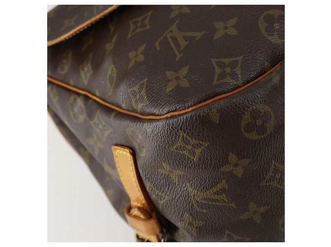 LOUIS VUITTON Borsa a Spalla Monogram Saumur 35 M42254 LV Auth 155140 Monogramma - vista 17