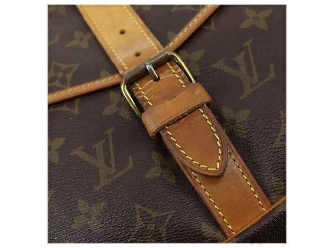 LOUIS VUITTON Borsa a Spalla Monogram Saumur 35 M42254 LV Auth 155140 Monogramma - vista 20