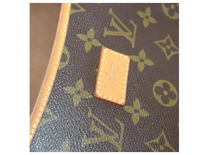 LOUIS VUITTON Borsa a Spalla Monogram Saumur 35 M42254 LV Auth 155140 Monogramma - vista 21
