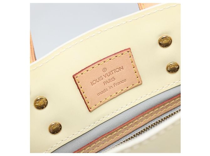 LOUIS VUITTON Borsa a Mano Monogram Vernis Reade PM Perle M91336 LV Auth ep12280 - vista 18