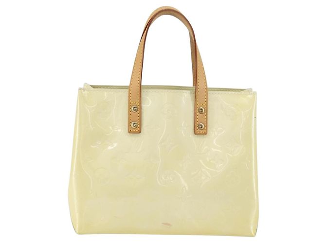 LOUIS VUITTON Borsa a Mano Monogram Vernis Reade PM Perle M91336 LV Auth ep12280 - vista 2