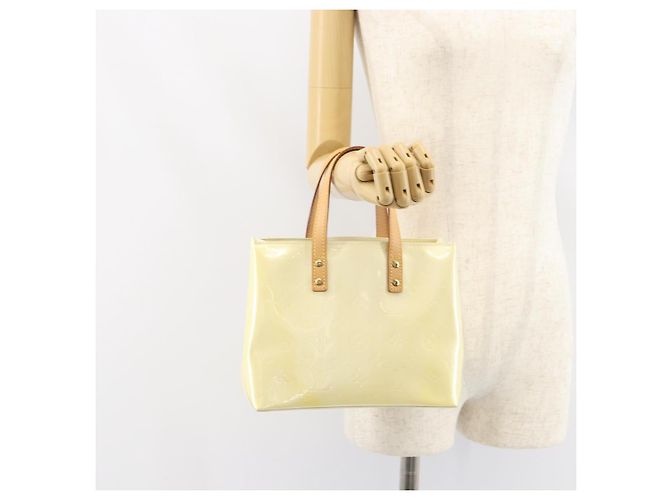 LOUIS VUITTON Borsa a Mano Monogram Vernis Reade PM Perle M91336 LV Auth ep12280 - vista 23