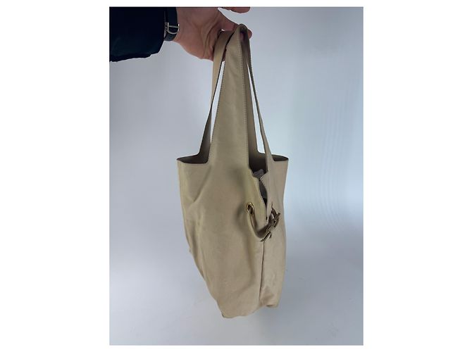 Vintage Givenchy Wildleder Tote Bag beige - Ansicht 10