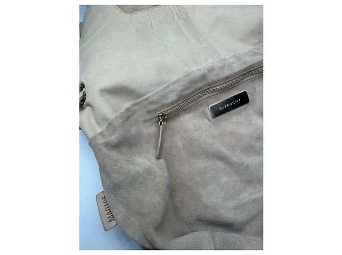 Vintage Givenchy Wildleder Tote Bag beige - Ansicht 5