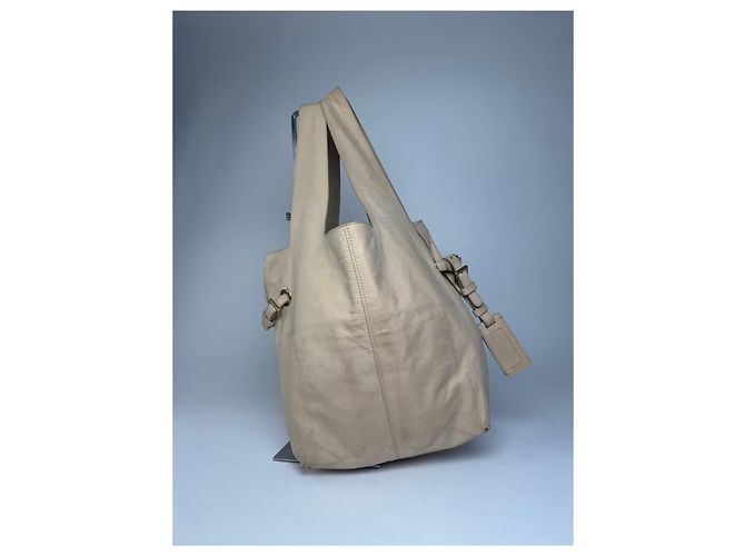 Vintage Givenchy Wildleder Tote Bag beige - Ansicht 6