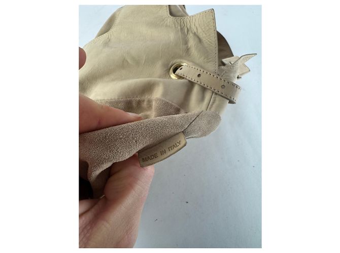 Vintage Givenchy Wildleder Tote Bag beige - Ansicht 7
