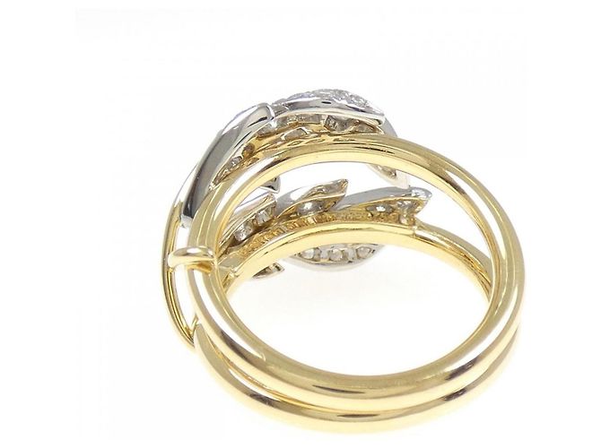Tiffany & Co Anello Tiffany Two Leaves D'oro - vista 3