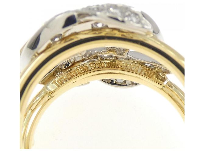 Tiffany & Co Anello Tiffany Two Leaves D'oro - vista 4