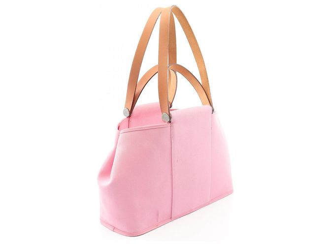 Borsa Tote Cabag Elan PM di Hermès Marrone Rosa - vista 2