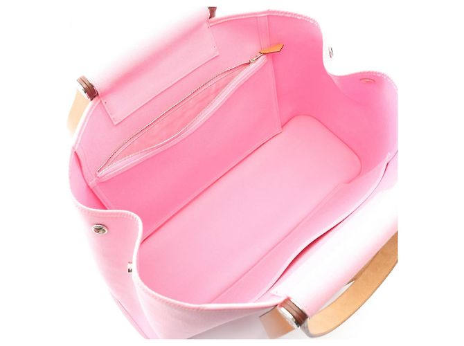 Borsa Tote Cabag Elan PM di Hermès Marrone Rosa - vista 3