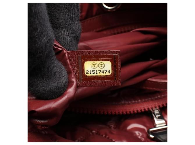 Chanel Coco Cocoon Tote Bag Schwarz Bordeaux - Ansicht 5