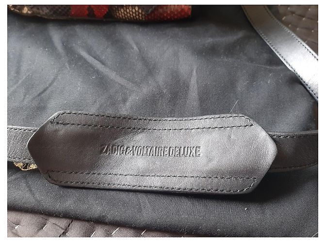 Zadig & Voltaire Morrison Tasche aus Leder und Python Python drucken - Ansicht 11