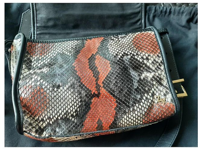 Zadig & Voltaire Morrison Tasche aus Leder und Python Python drucken - Ansicht 4
