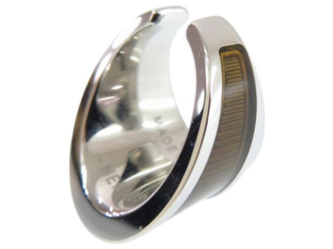 Earcuff Hermès Equus Plata Metal - vista 4