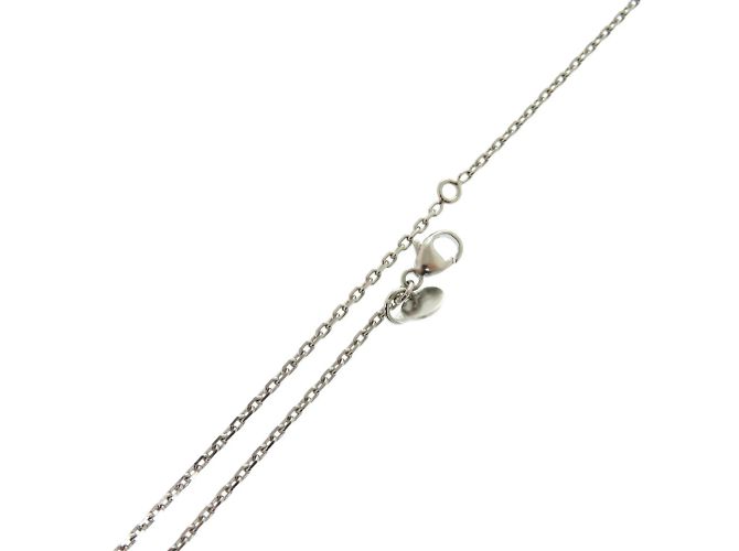 Collana in pelle e metallo Ace of Hearts di Hermès Marrone Argento - vista 7