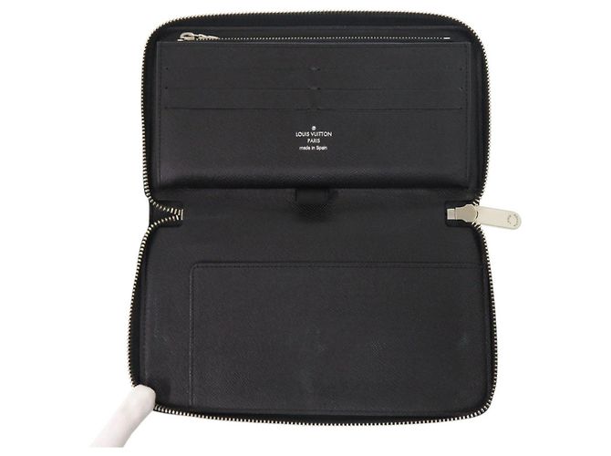 Cartera Larga Zippy Organizer Damier Graphite Louis Vuitton Castaño Negro - vista 3