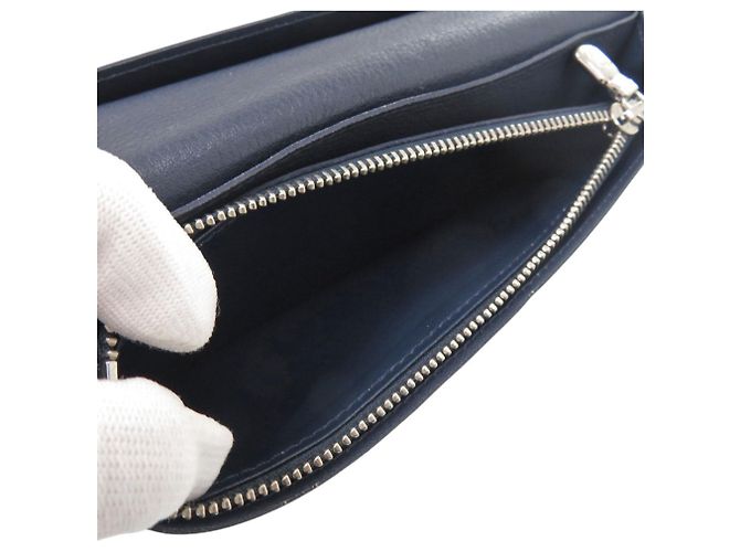 Portafoglio Lungo Plaza Louis Vuitton Blu - vista 5