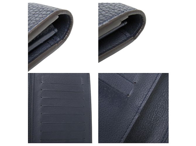 Portafoglio Lungo Plaza Louis Vuitton Blu - vista 6