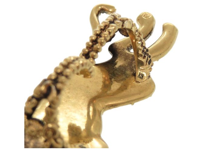Gucci Doppel-Finger Panther Ring Silber Golden - Ansicht 4