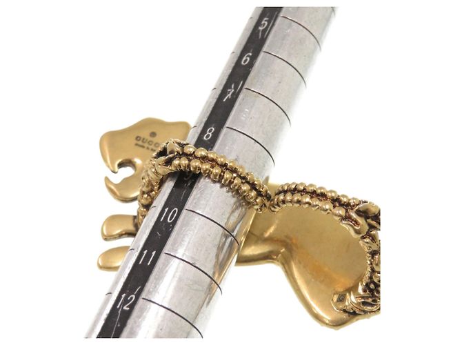 Gucci Doppel-Finger Panther Ring Silber Golden - Ansicht 7