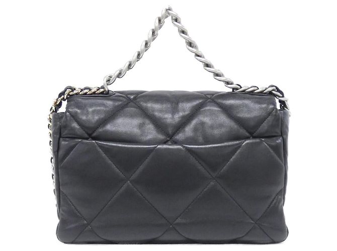 Borsa a Spalla Chanel 19 Linea AS1161 Nero - vista 2