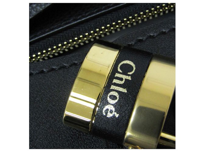 Chloé Mylo Damen Leder Tote Bag Schwarz - Ansicht 13