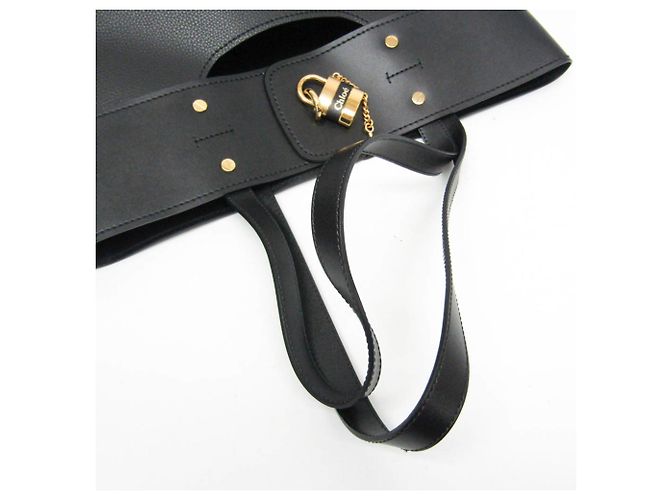 Chloé Mylo Damen Leder Tote Bag Schwarz - Ansicht 8