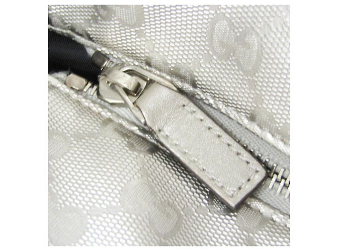 Borsa a Mano Gucci GG Stampata Argento - vista 14