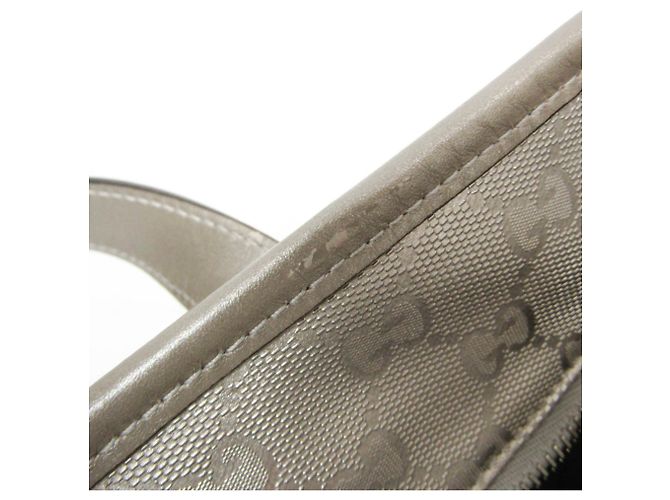 Borsa a Mano Gucci GG Stampata Argento - vista 15