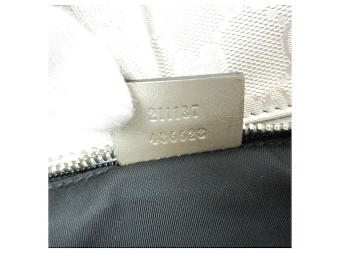 Borsa a Mano Gucci GG Stampata Argento - vista 17