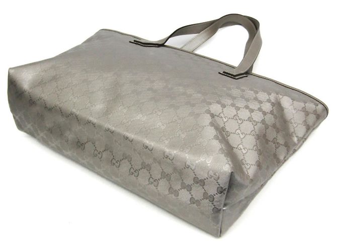 Borsa a Mano Gucci GG Stampata Argento - vista 2
