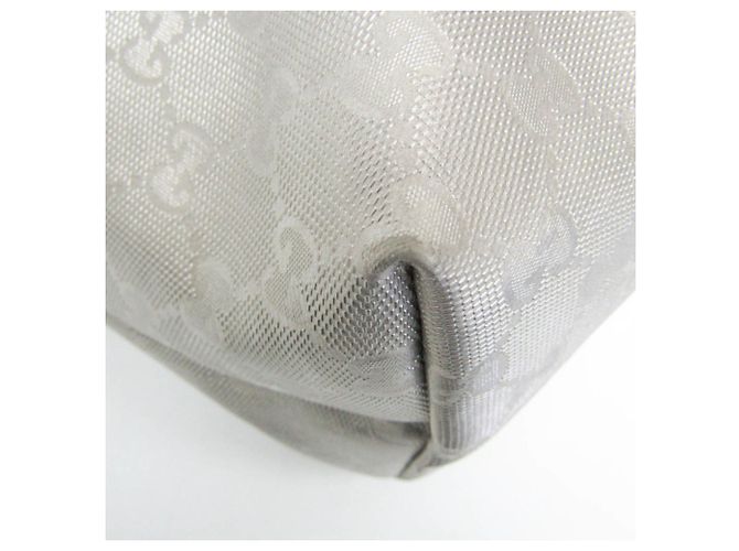 Borsa a Mano Gucci GG Stampata Argento - vista 4