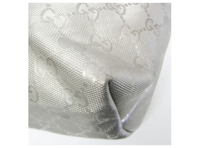 Borsa a Mano Gucci GG Stampata Argento - vista 5