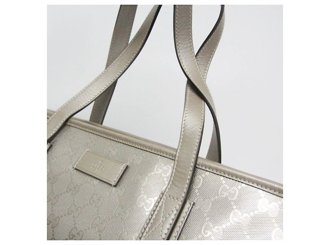 Borsa a Mano Gucci GG Stampata Argento - vista 8