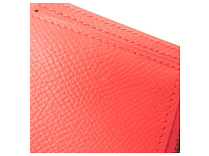 Cartera larga Hermès Bearn Soufflé rosa salmón - vista 11