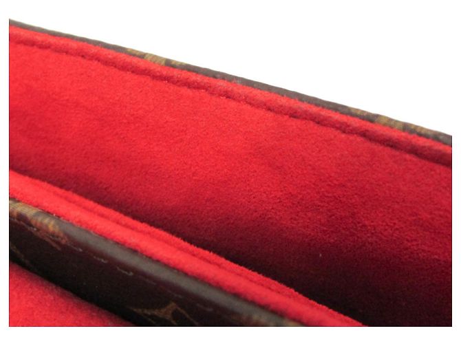 Borsa Louis Vuitton Monogram Rocky BB M44322 Marrone Rosso - vista 12
