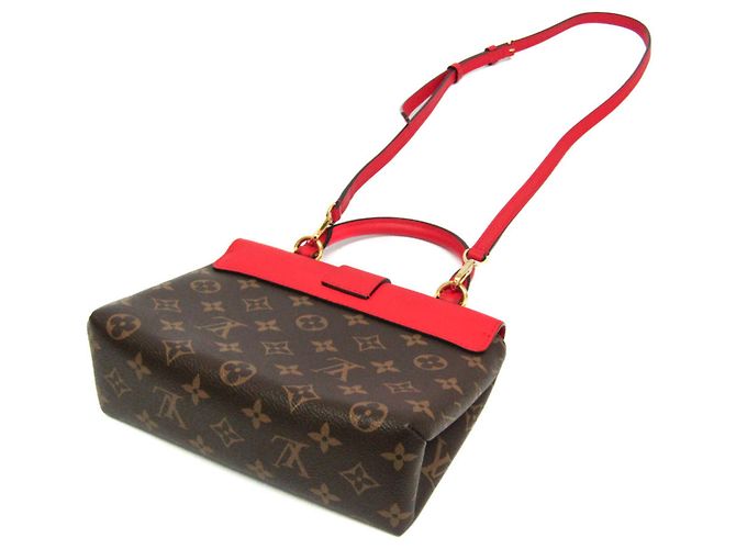 Borsa Louis Vuitton Monogram Rocky BB M44322 Marrone Rosso - vista 3