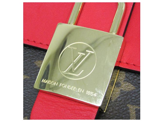 Borsa Louis Vuitton Monogram Rocky BB M44322 Marrone Rosso - vista 7