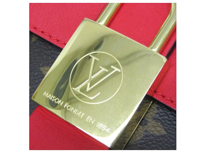 Borsa Louis Vuitton Monogram Rocky BB M44322 Marrone Rosso - vista 10