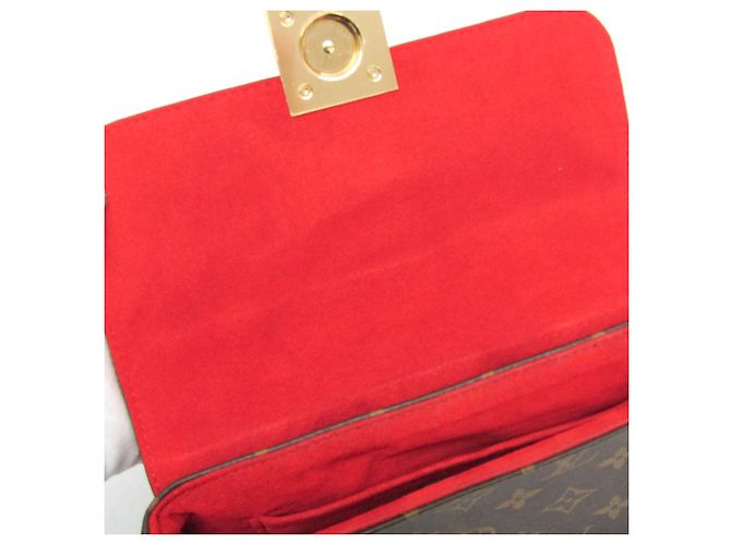 Borsa Louis Vuitton Monogram Rocky BB M44322 Marrone Rosso - vista 11