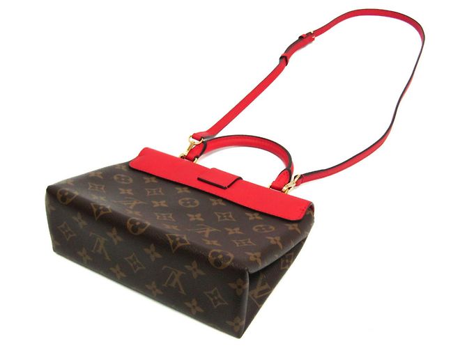 Borsa Louis Vuitton Monogram Rocky BB M44322 Marrone Rosso - vista 2