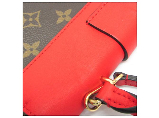 Borsa Louis Vuitton Monogram Rocky BB M44322 Marrone Rosso - vista 7