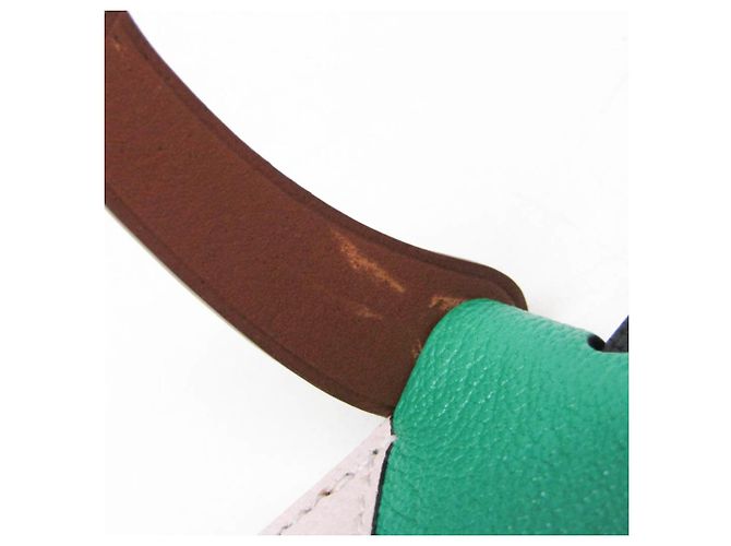 Charm per borsa Jockey di Hermès Marrone Rosa Verde - vista 9