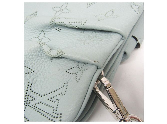 Pochette/Borsa a spalla Mahina Scala Mini di Louis Vuitton Verde chiaro - vista 6