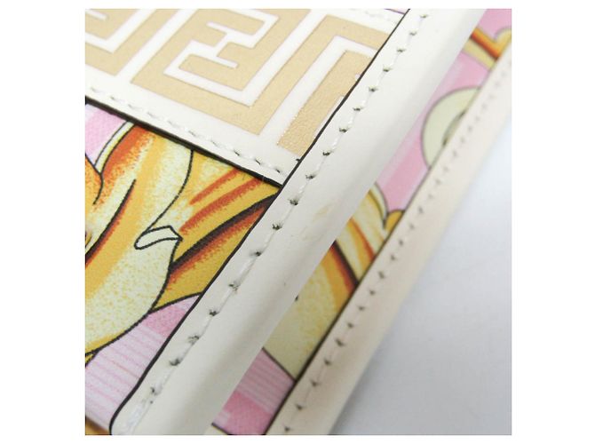 Fendi FENDACE Mini Sunshine Shopper 8BS051 Rosa Bianco D'oro - vista 9
