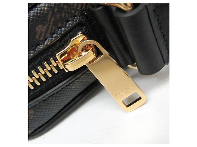 Céline Borsa a tracolla media Celine Triomphe in marrone - vista 6